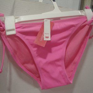 XHILARATION Ladies Hipster Swim Suit Bottoms Size L(8-10) NWT Great Bright Color